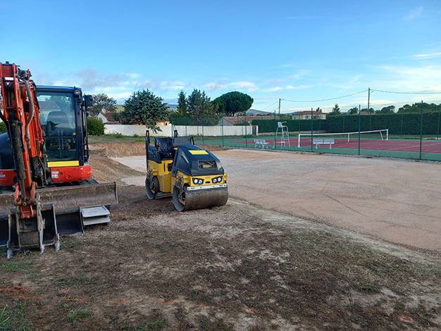 Préparation plateau sportif